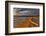 Dramatic sunset at Sand Point, Pictured Rocks National Lakeshore, Michigan, USA-Chuck Haney-Framed Photographic Print