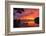 Dramatic Sunset Bainbridge Island Toward Olympic Mountains-Trish Drury-Framed Photographic Print