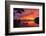 Dramatic Sunset Bainbridge Island Toward Olympic Mountains-Trish Drury-Framed Photographic Print