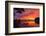 Dramatic Sunset Bainbridge Island Toward Olympic Mountains-Trish Drury-Framed Photographic Print