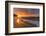 Dramatic sunset light along Miners Beach in Pictured Rocks National Lakeshore, Michigan, USA-Chuck Haney-Framed Photographic Print