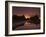 Dramatic Sunset, Low Tide, Corbiere Lighthouse, St. Ouens, Jersey, Channel Islands, United Kingdom-Neale Clarke-Framed Photographic Print