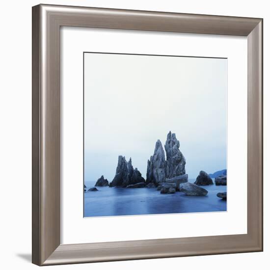 Dramatically Shaped Sea Stacks in Ocean-Micha Pawlitzki-Framed Photographic Print