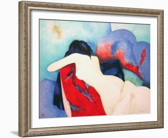 Drap Blanc-Claude Gaveau-Framed Limited Edition