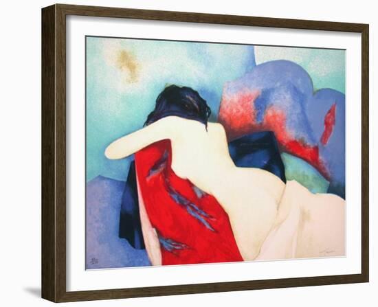 Drap Blanc-Claude Gaveau-Framed Limited Edition