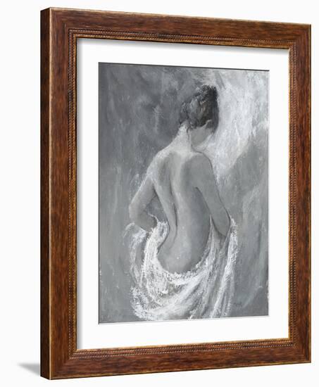 Draped Figure 1-Karen Wallis-Framed Art Print