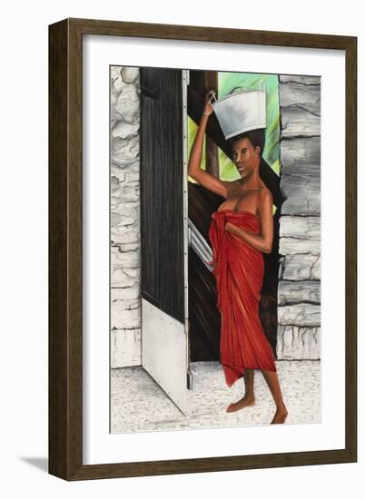 Draped in Red-Ikahl Beckford-Framed Giclee Print