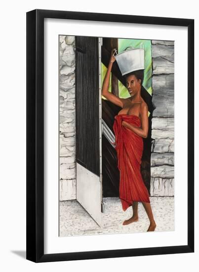 Draped in Red-Ikahl Beckford-Framed Giclee Print