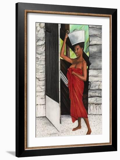 Draped in Red-Ikahl Beckford-Framed Giclee Print