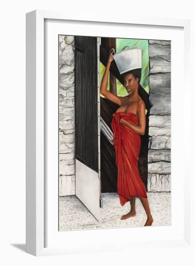 Draped in Red-Ikahl Beckford-Framed Giclee Print