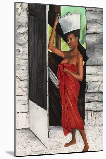 Draped in Red-Ikahl Beckford-Mounted Giclee Print