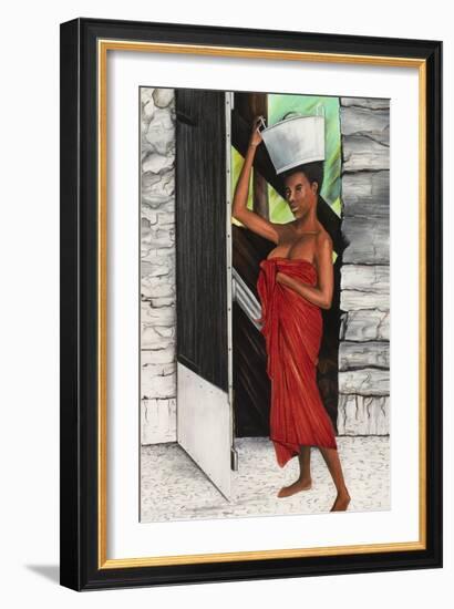 Draped in Red-Ikahl Beckford-Framed Giclee Print