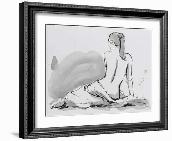 Draped Nude IV-Ethan Harper-Framed Art Print