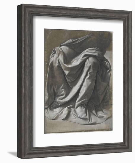 Draperie pour une figure assise-Leonardo da Vinci-Framed Giclee Print