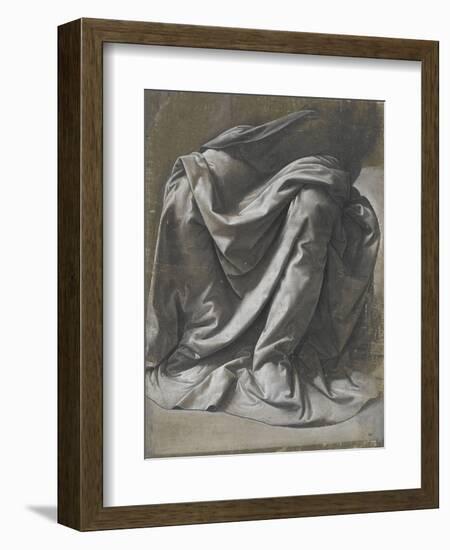 Draperie pour une figure assise-Leonardo da Vinci-Framed Giclee Print