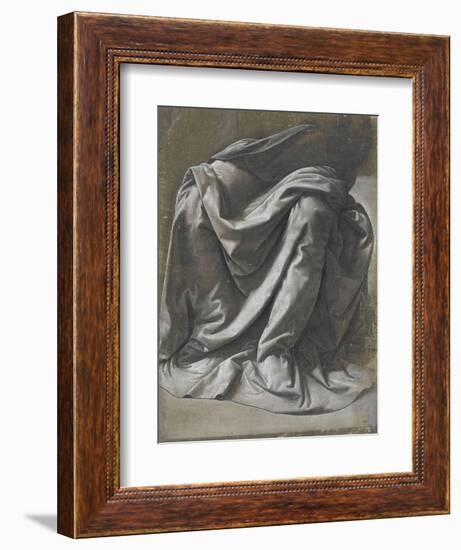 Draperie pour une figure assise-Leonardo da Vinci-Framed Giclee Print