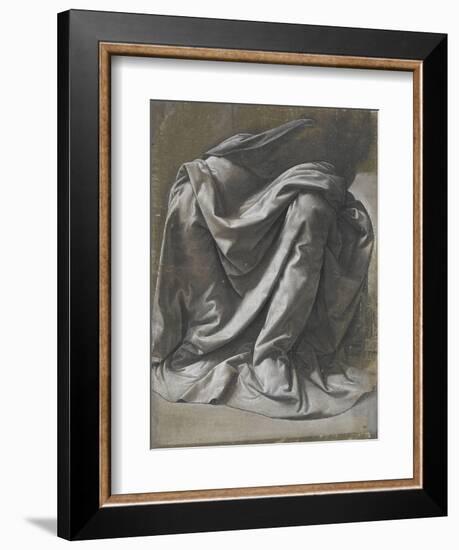 Draperie pour une figure assise-Leonardo da Vinci-Framed Giclee Print