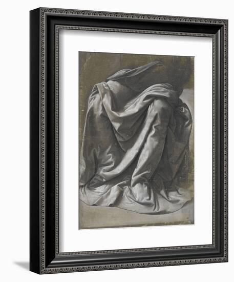 Draperie pour une figure assise-Leonardo da Vinci-Framed Giclee Print