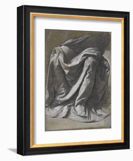 Draperie pour une figure assise-Leonardo da Vinci-Framed Giclee Print