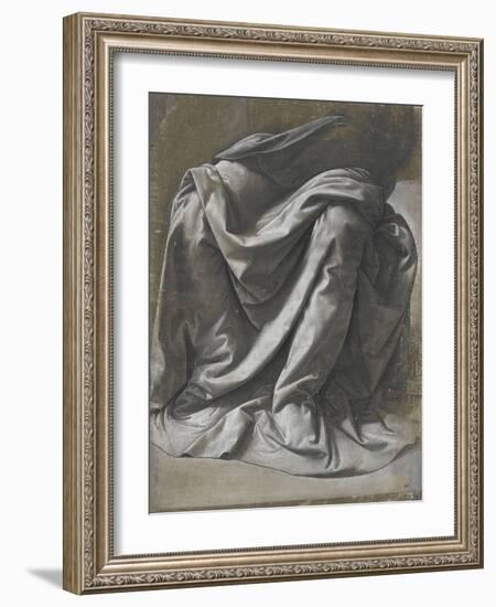 Draperie pour une figure assise-Leonardo da Vinci-Framed Giclee Print