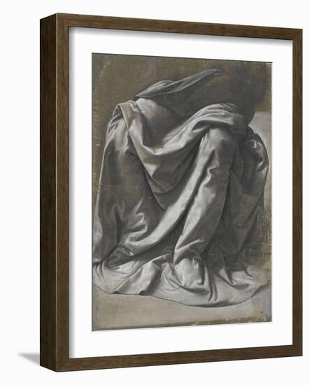 Draperie pour une figure assise-Leonardo da Vinci-Framed Giclee Print