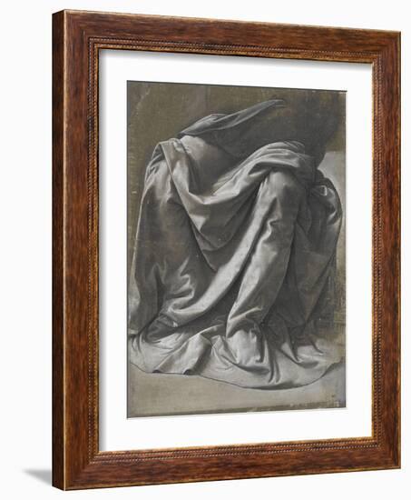 Draperie pour une figure assise-Leonardo da Vinci-Framed Giclee Print