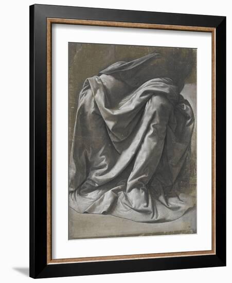 Draperie pour une figure assise-Leonardo da Vinci-Framed Giclee Print