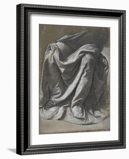 Draperie pour une figure assise-Leonardo da Vinci-Framed Giclee Print