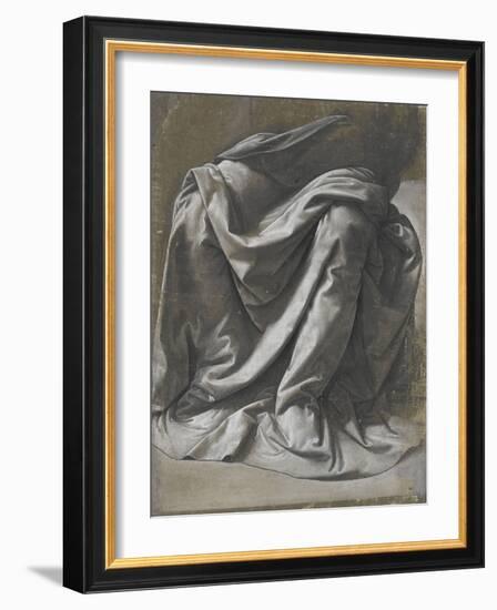 Draperie pour une figure assise-Leonardo da Vinci-Framed Giclee Print