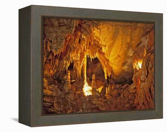 Drapery Room, Mammoth Cave National Park, Kentucky, USA-Adam Jones-Framed Premier Image Canvas