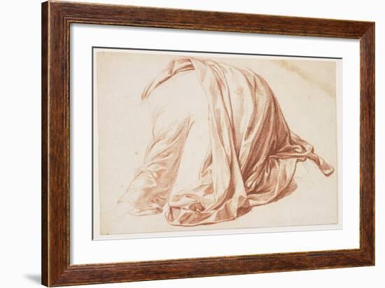 Drapery Study, 1711-Bernard Picart-Framed Giclee Print