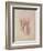 Drapery Study-Leonardo da Vinci-Framed Giclee Print