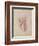 Drapery Study-Leonardo da Vinci-Framed Giclee Print