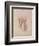 Drapery Study-Leonardo da Vinci-Framed Giclee Print