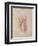 Drapery Study-Leonardo da Vinci-Framed Giclee Print