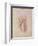 Drapery Study-Leonardo da Vinci-Framed Giclee Print