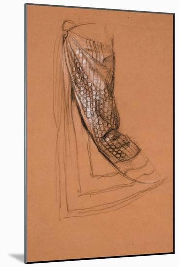 Drapery Study-Edward John Poynter-Mounted Giclee Print