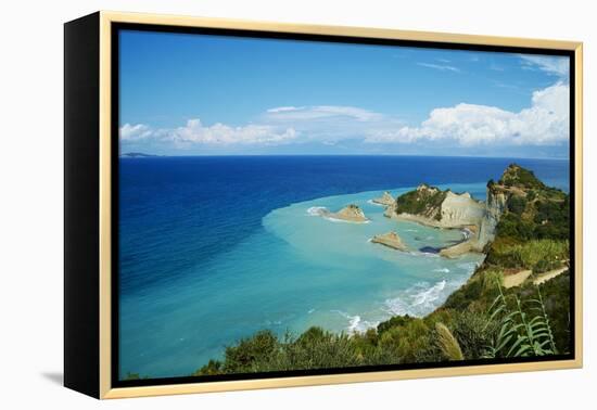 Drastis Cape Near Sidari Village. Corfu, Ionian Islands, Greek Islands, Greece, Europe-Tuul-Framed Premier Image Canvas