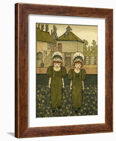 Draw a pail of-Kate Greenaway-Framed Giclee Print