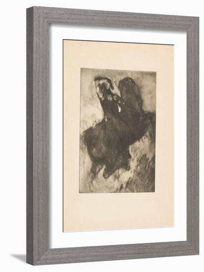 Drawing, 1911 (Photogravure)-Auguste Rodin-Framed Giclee Print