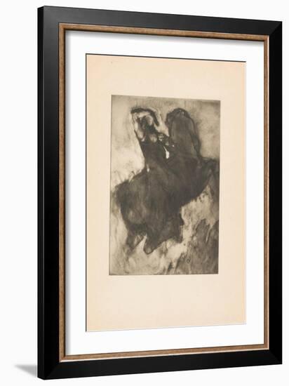 Drawing, 1911 (Photogravure)-Auguste Rodin-Framed Giclee Print