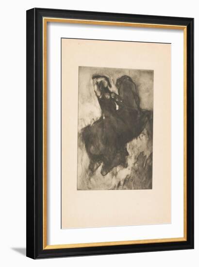 Drawing, 1911 (Photogravure)-Auguste Rodin-Framed Giclee Print