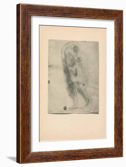 Drawing, 1911 (Photogravure)-Auguste Rodin-Framed Giclee Print