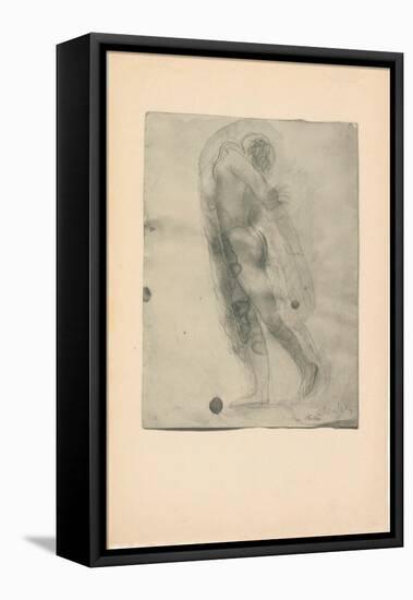 Drawing, 1911 (Photogravure)-Auguste Rodin-Framed Premier Image Canvas