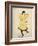 Drawing by Henri De Toulouse Lautrec Representing “” Polar” (La Chanteuse Polaire) in Le Rire - Jou-Henri de Toulouse-Lautrec-Framed Giclee Print