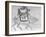 Drawing by Japanese Artist Hokusai of Chinese Philosopher Lao Tse, Founder of Taoism-null-Framed Photographic Print