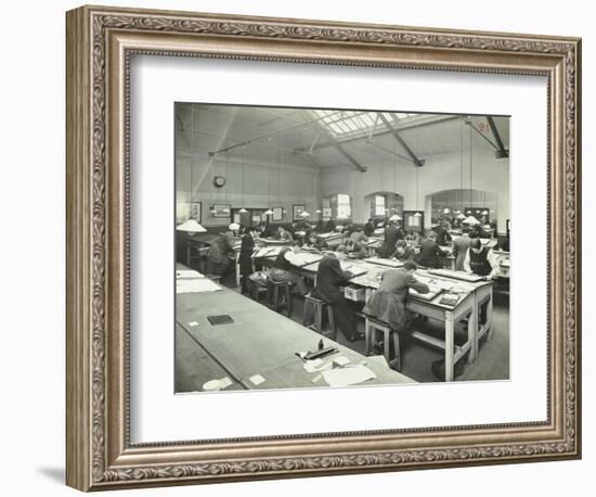 Drawing Class, University College, London, 1912-null-Framed Photographic Print