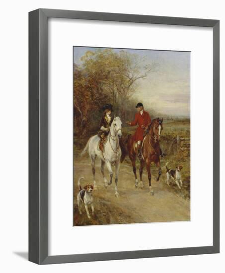 Drawing Cover-Heywood Hardy-Framed Premium Giclee Print