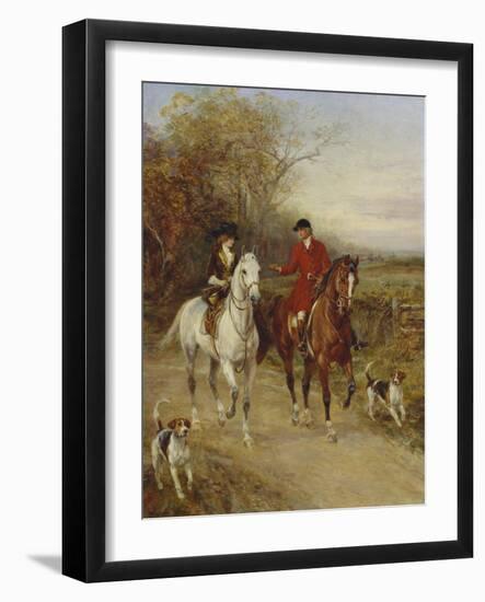 Drawing Cover-Heywood Hardy-Framed Premium Giclee Print