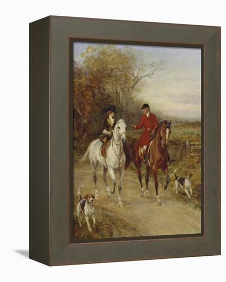 Drawing Cover-Heywood Hardy-Framed Premier Image Canvas